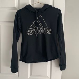 Adidas black hoodie size XS